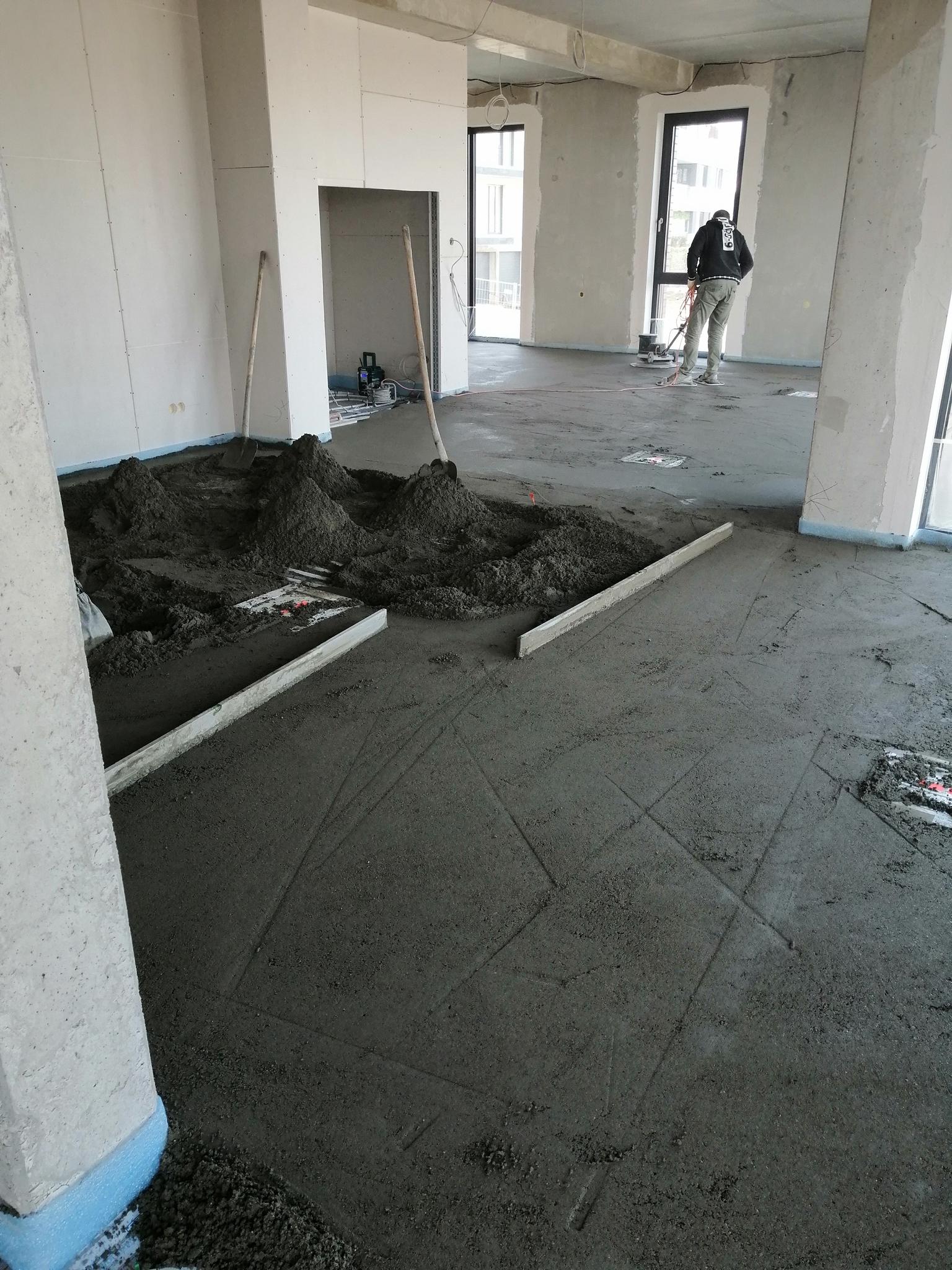 Zementheiz Estrich 1