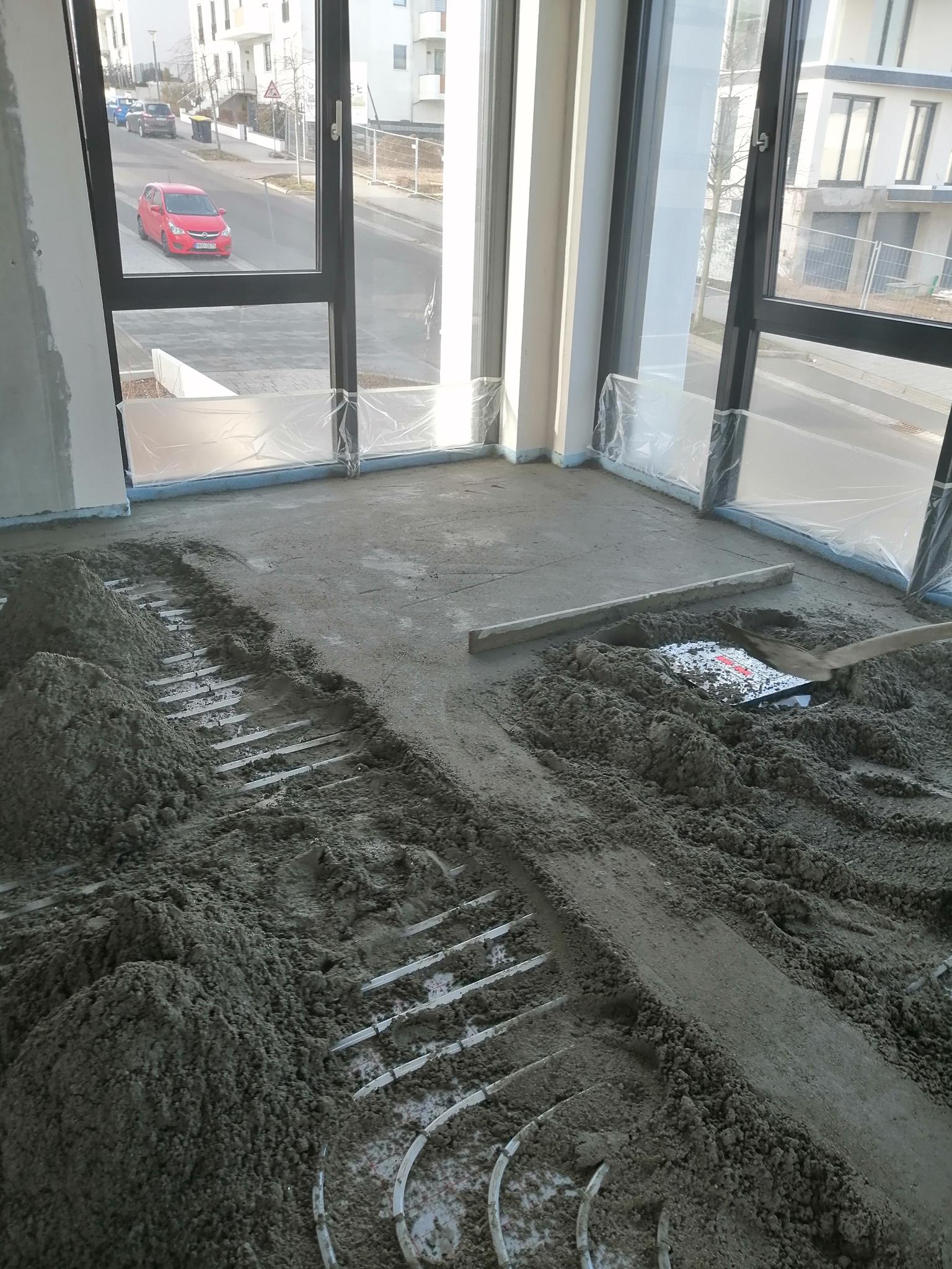 Zementheiz Estrich 2